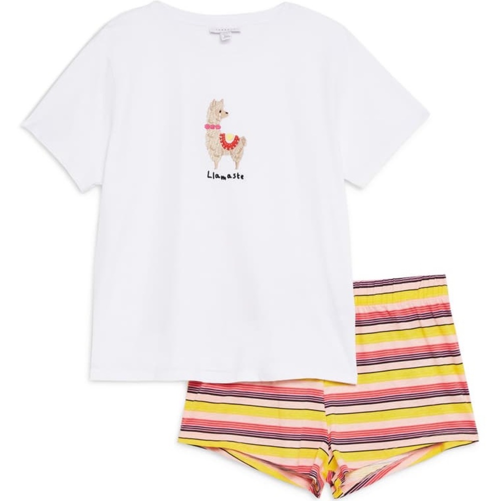 TOPSHOP Llamaste Short Pajamas - Picture 2 of 7